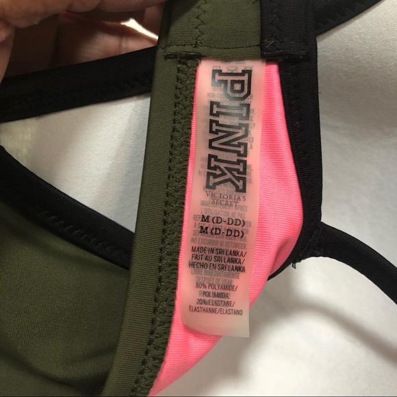 PINK Victoria's Secret Colorblock Strappy Cage Bikini Top - Picture 4 of 8